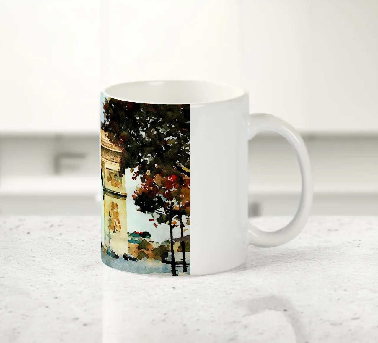 A Parigi tazza in ceramica da Massimo Frascogna