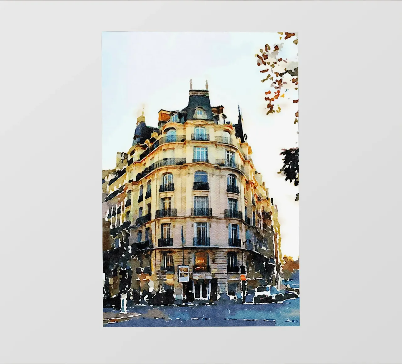 A Parigi telo in pvc da Massimo Frascogna