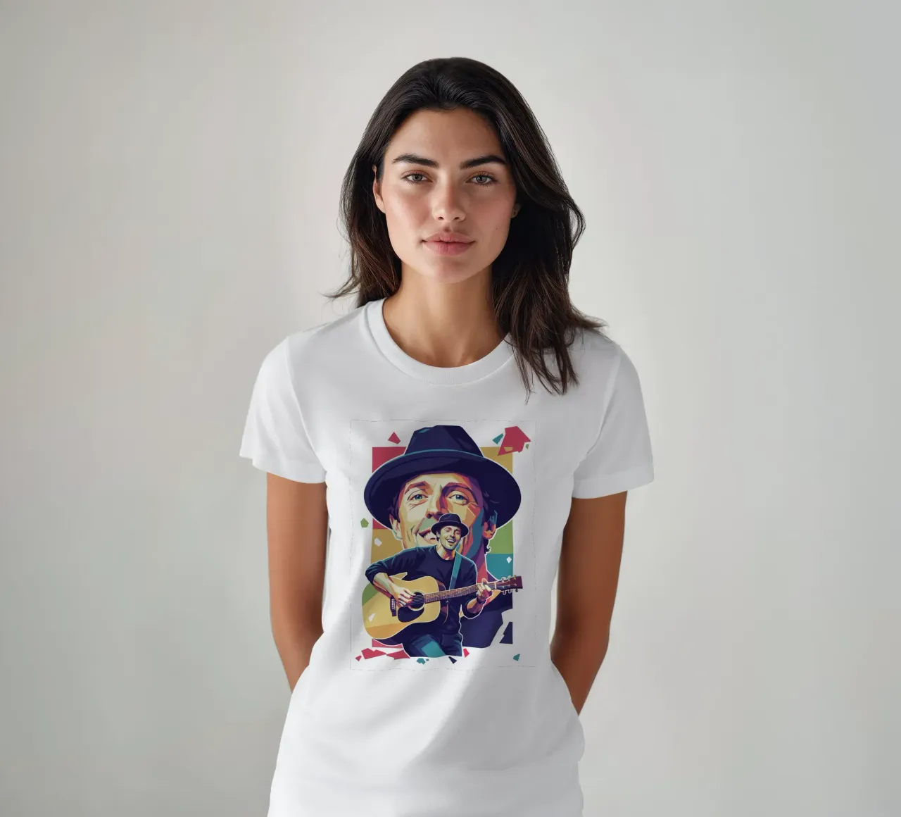 Jason Mraz: pop art colorata t-shirt da Hantamrata