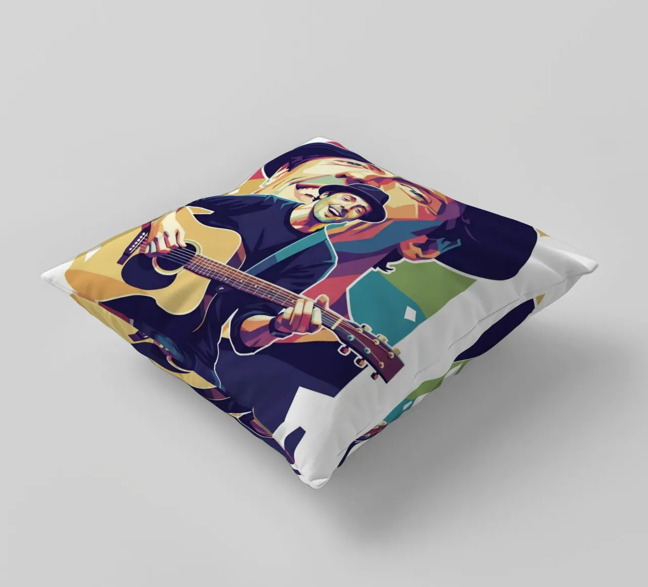 Jason Mraz: pop art colorata cuscino da Hantamrata