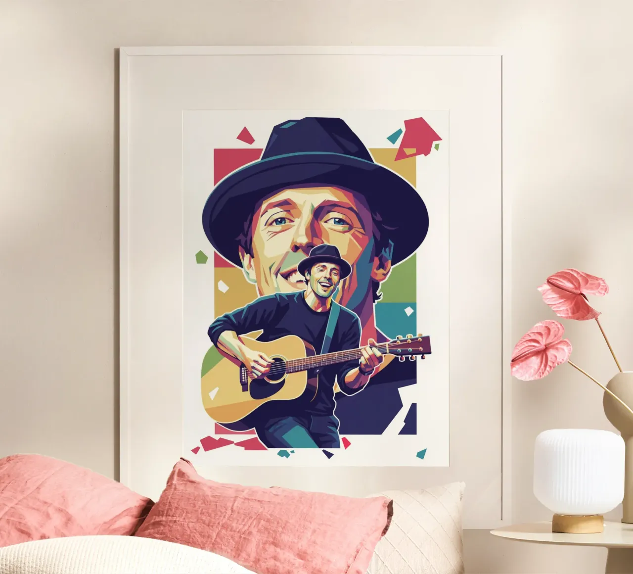 Jason Mraz: pop art colorata carta hahnemühle da Hantamrata
