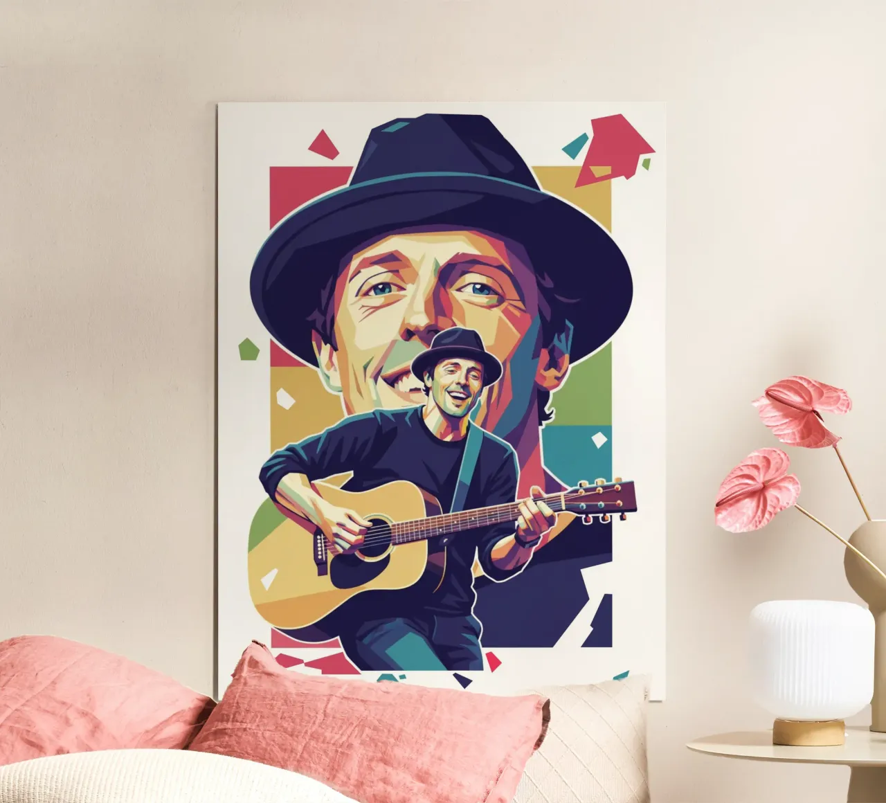 Jason Mraz: pop art colorata carta hahnemühle da Hantamrata