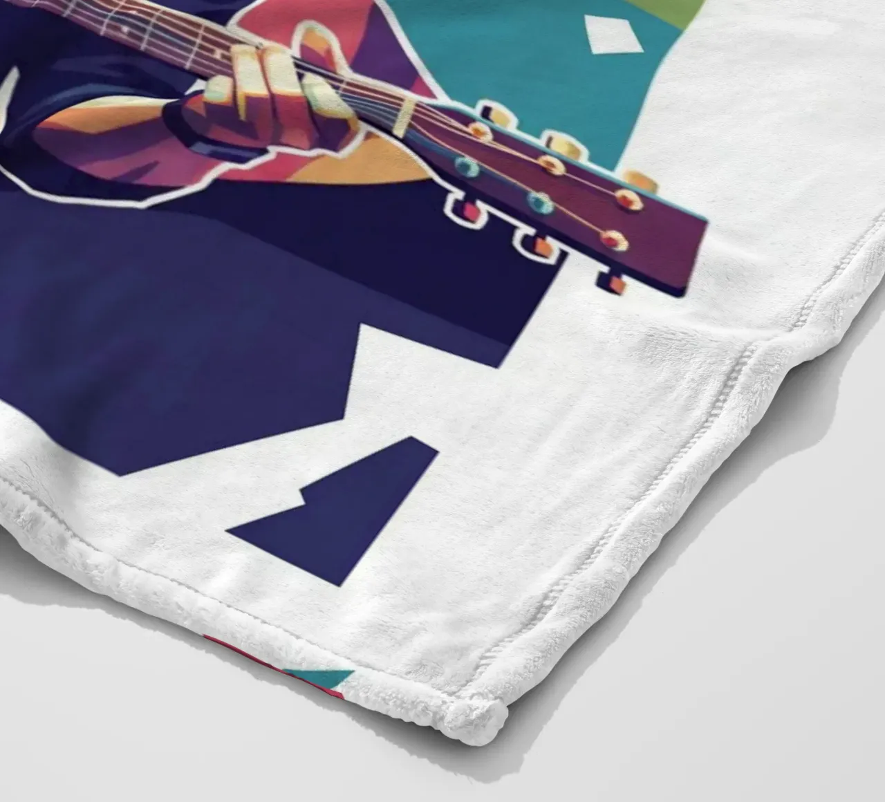 Jason Mraz: pop art colorata coperta in pile da Hantamrata