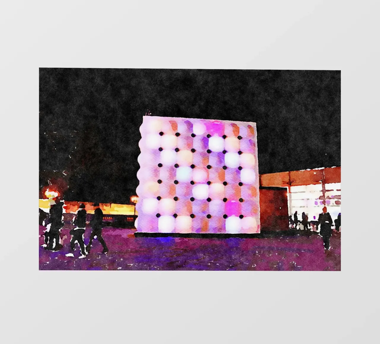 A Parigi telo in pvc da Massimo Frascogna