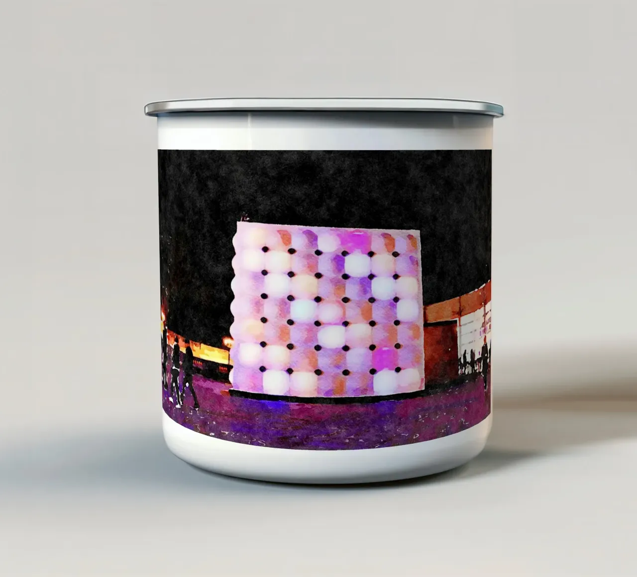 A Parigi tazza in smalto da Massimo Frascogna