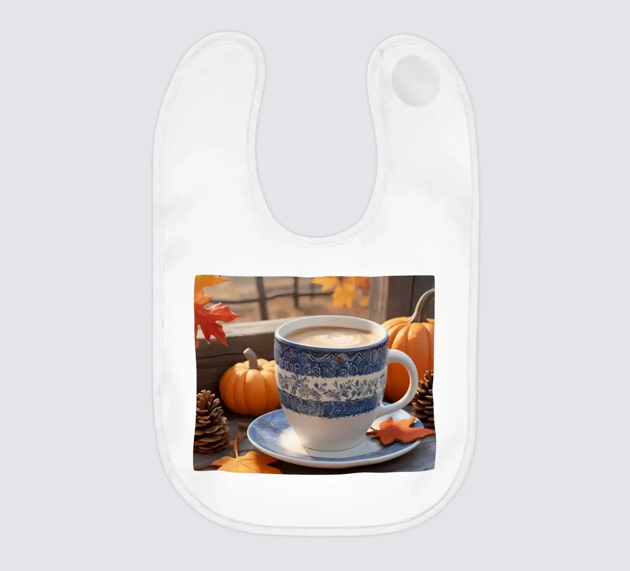 Tazza da caffè con decorazioni autunnali bavaglino da DesignDoodle