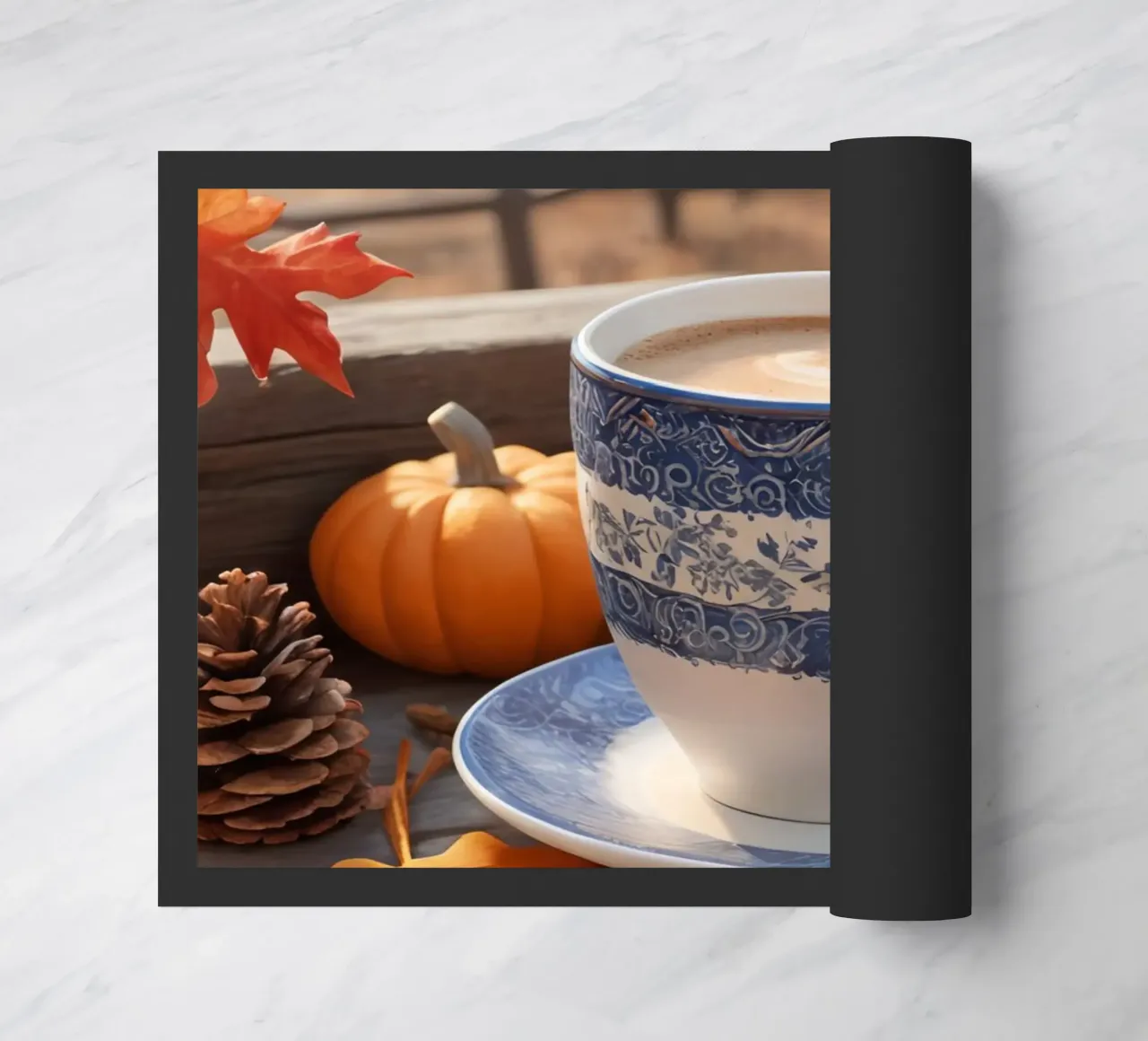 Tazza da caffè con decorazioni autunnali zerbino da DesignDoodle