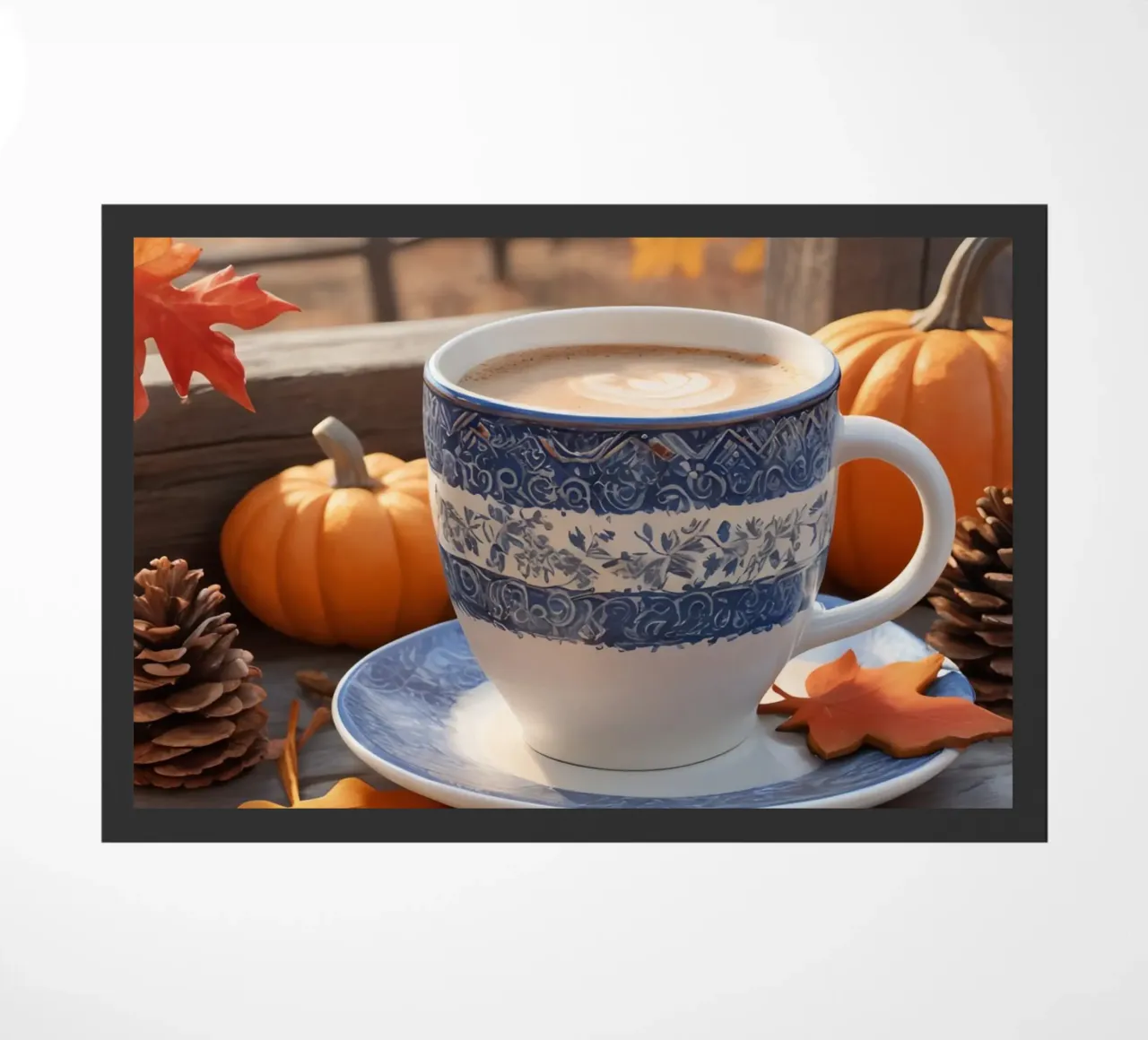 Tazza da caffè con decorazioni autunnali zerbino da DesignDoodle