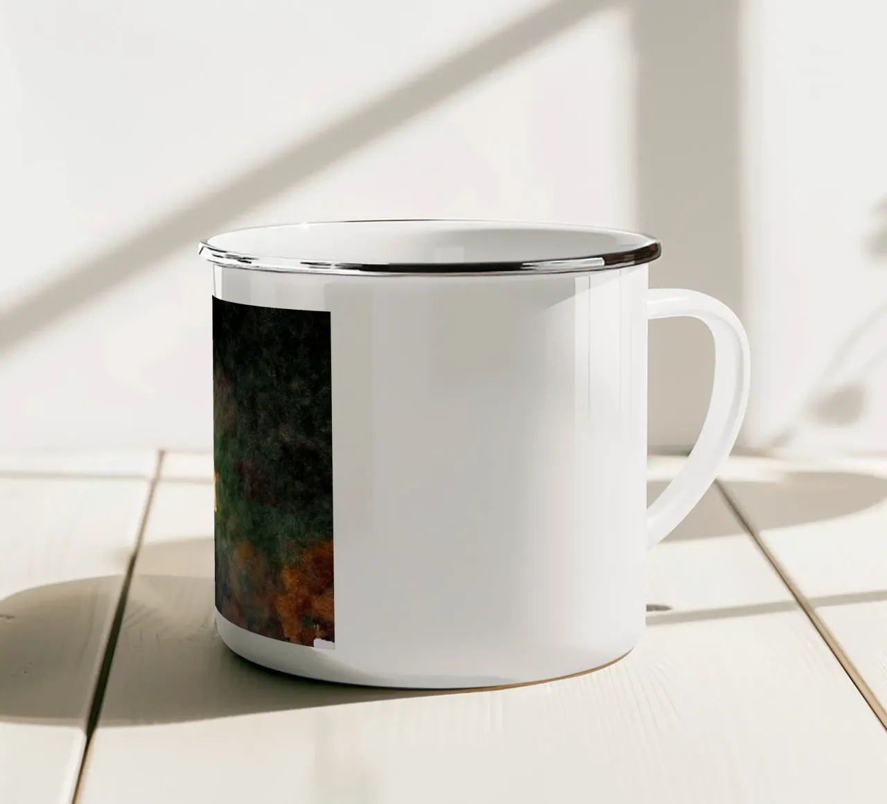 A Parigi tazza in smalto da Massimo Frascogna