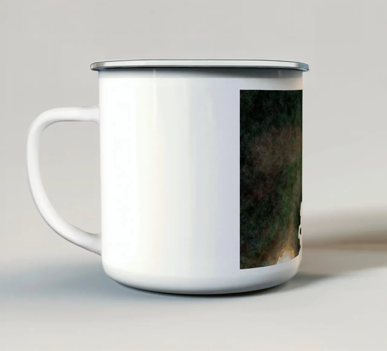 A Parigi tazza in smalto da Massimo Frascogna