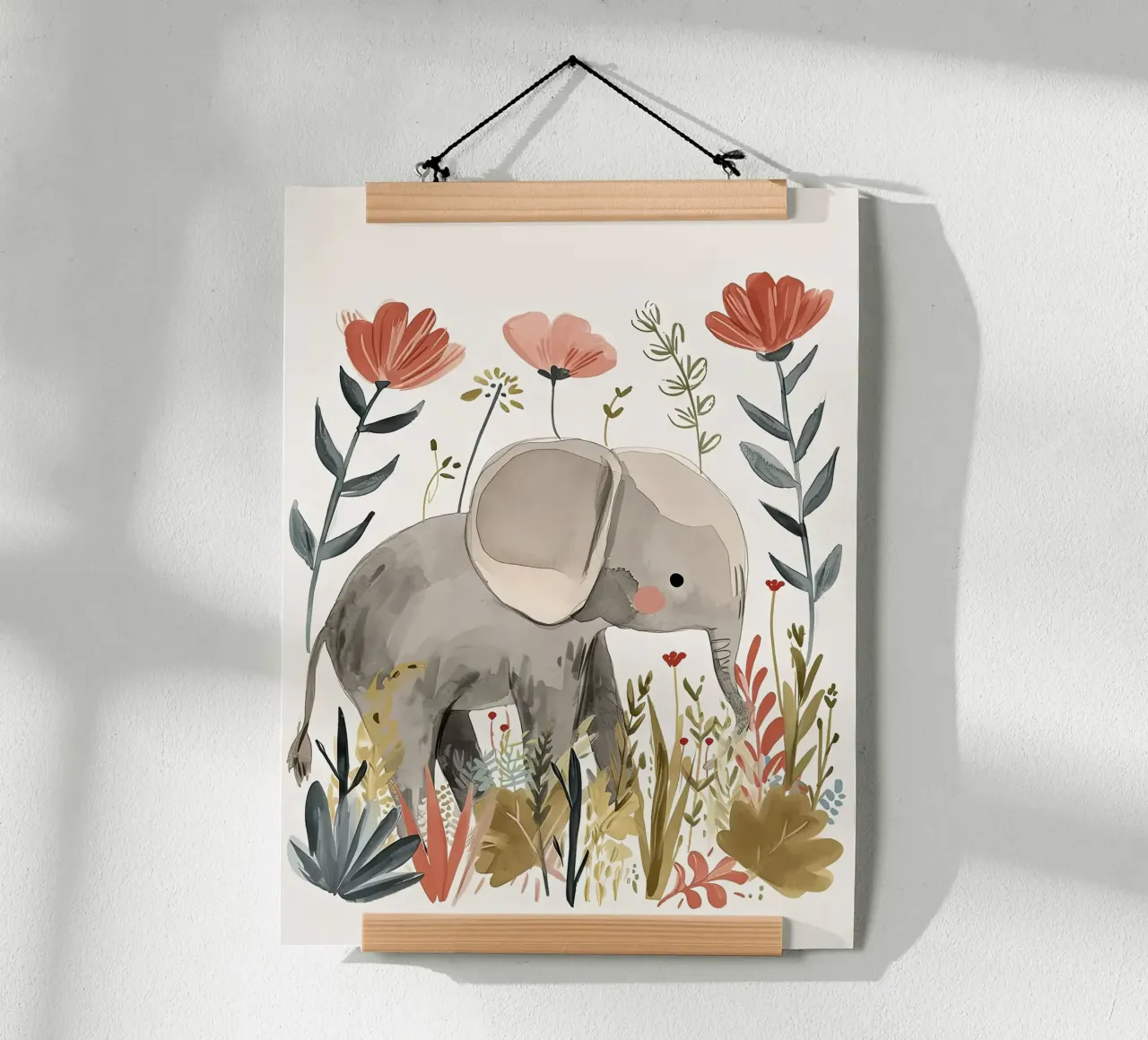 Elephant poster by Damion Francis