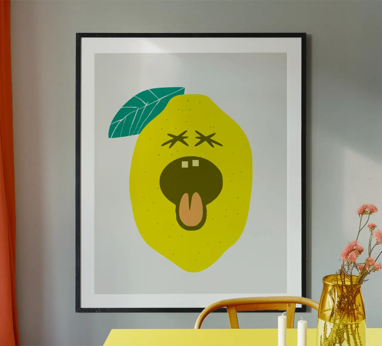 Sour lemon Hahnemühle von Little Dean