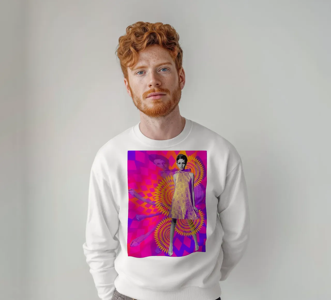 Supermodel Twiggy 1 - Supermodels of the Sixties Series sweat de DesmondBates