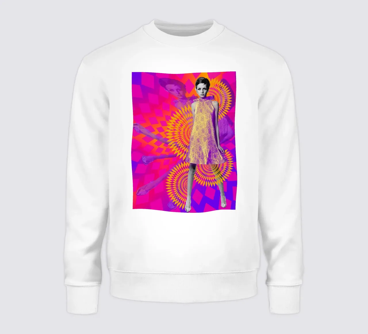 Supermodel Twiggy 1 - Supermodels of the Sixties Series sweat de DesmondBates