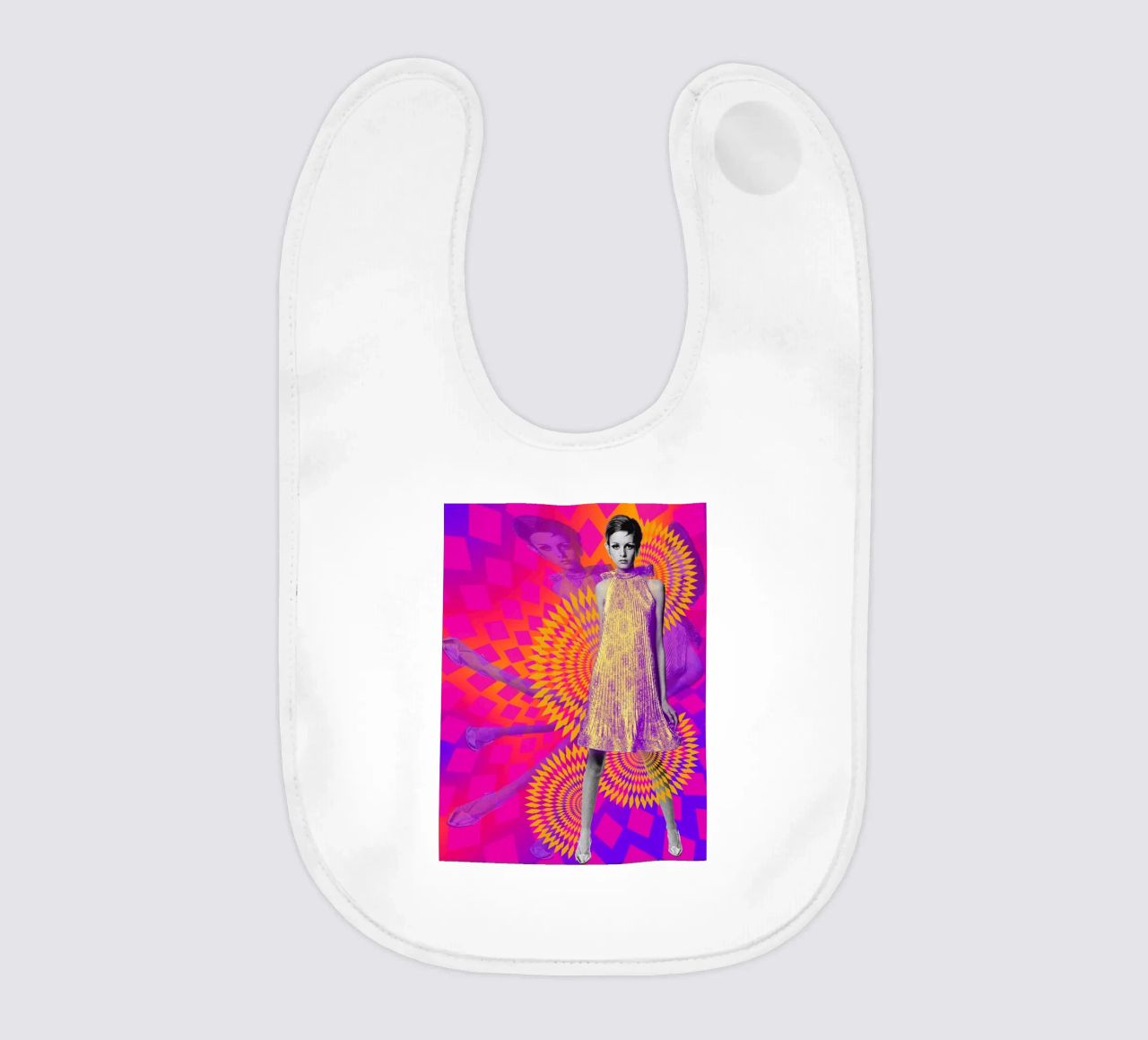 Supermodel Twiggy 1 - Supermodels of the Sixties Series bavaglino da DesmondBates