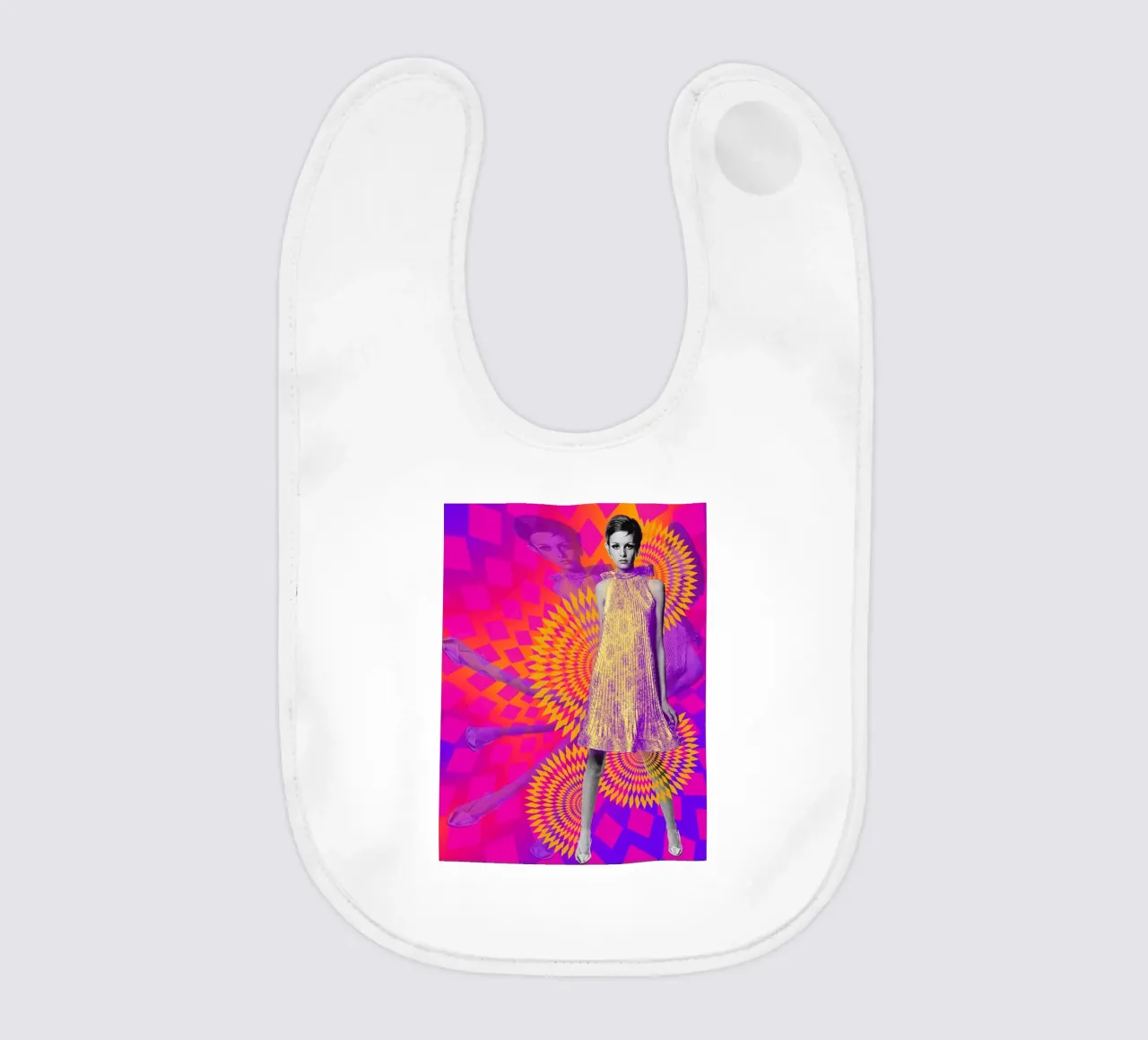Supermodel Twiggy 1 - Supermodels of the Sixties Series bavoir de DesmondBates