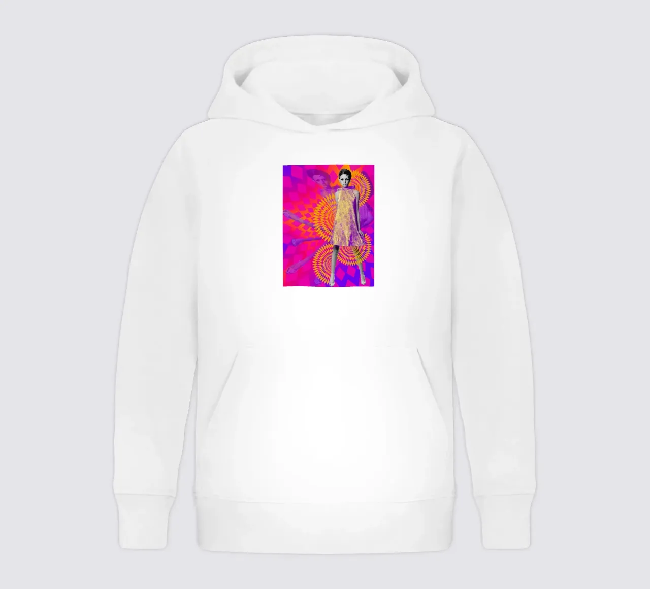Supermodel Twiggy 1 - Supermodels of the Sixties Series Kinder Hoodie von DesmondBates