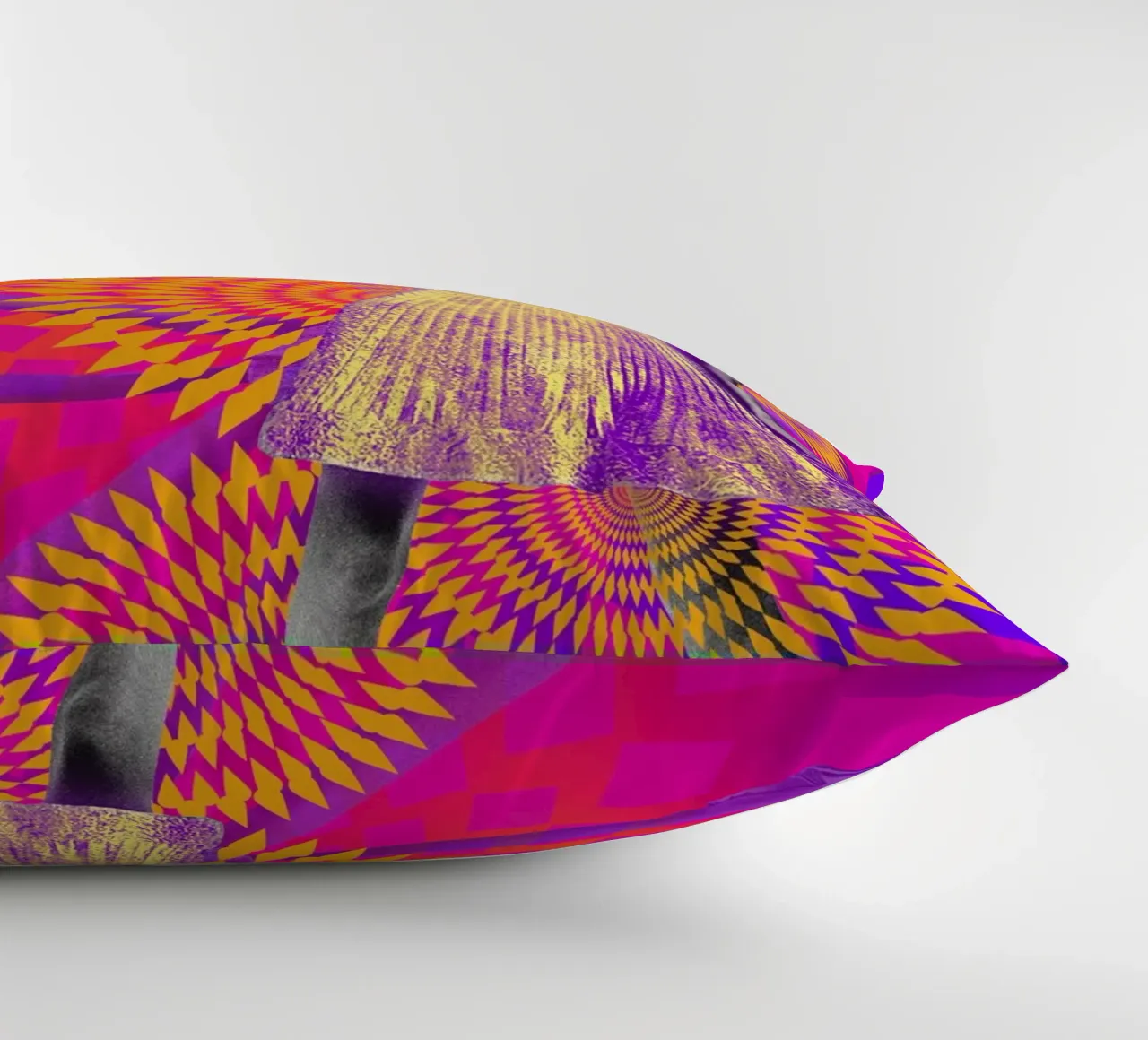 Supermodel Twiggy 1 - Supermodels of the Sixties Series cuscino da DesmondBates