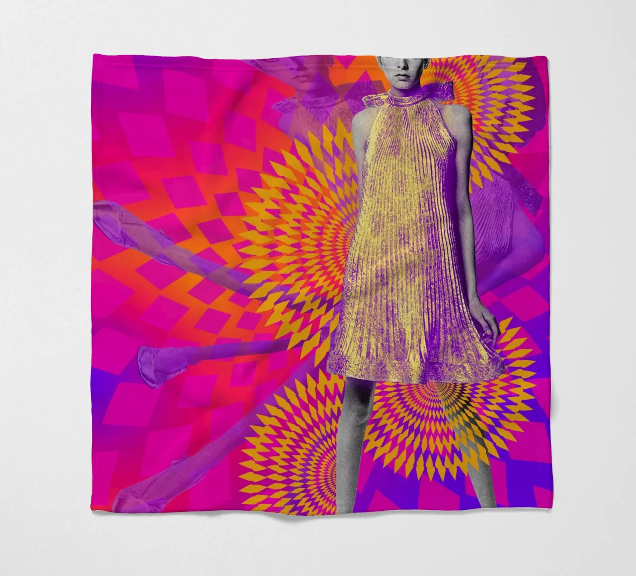 Supermodel Twiggy 1 - Supermodels of the Sixties Series coperta in pile da DesmondBates