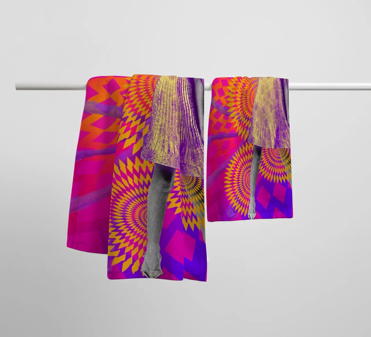 Supermodel Twiggy 1 - Supermodels of the Sixties Series Handtuch von DesmondBates