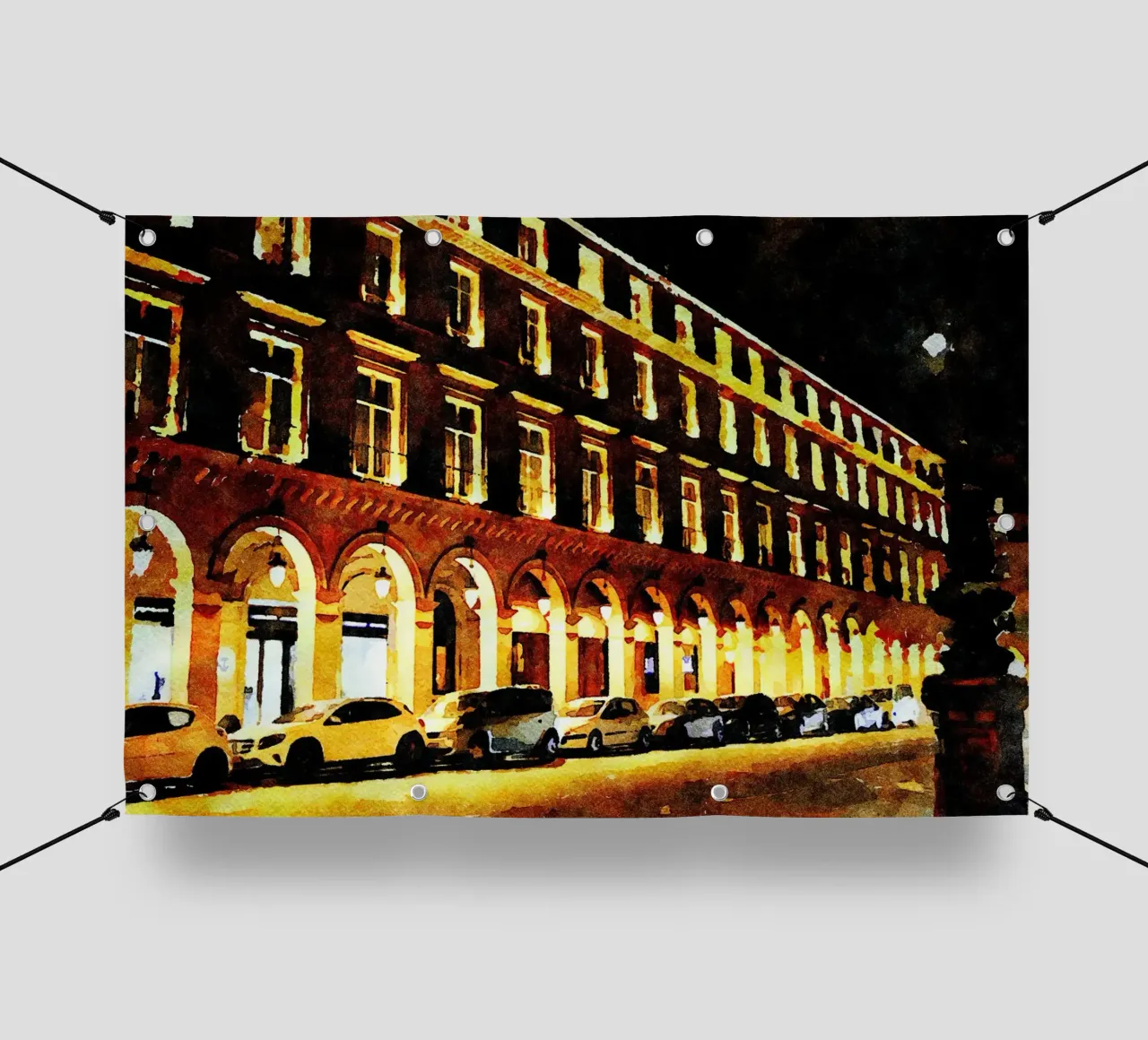 A Parigi telo in pvc da Massimo Frascogna