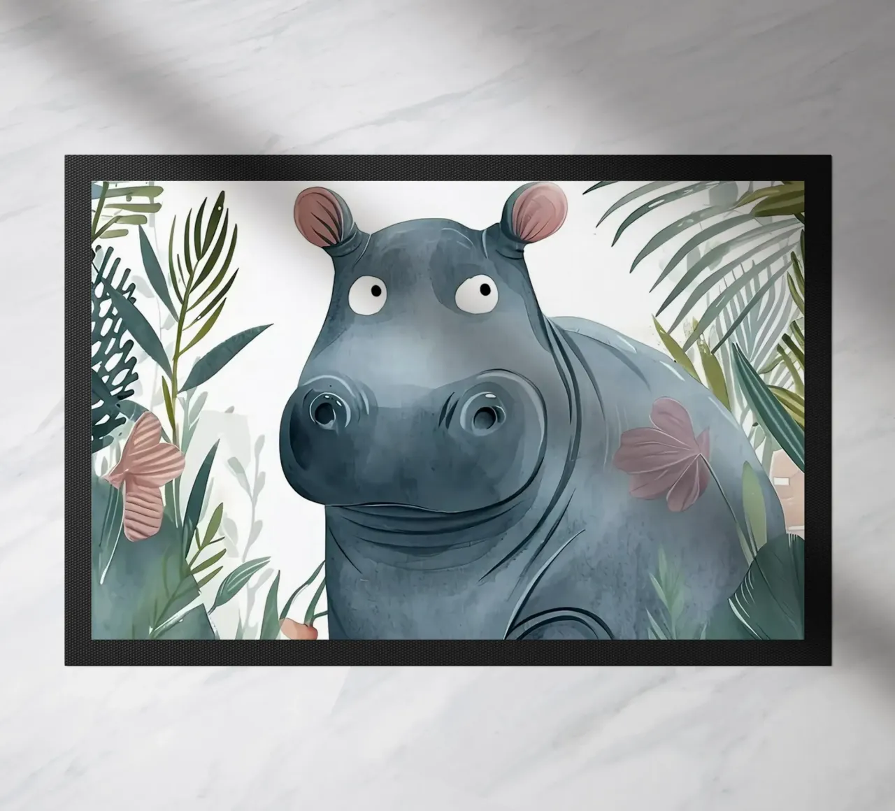 Ippopotamo zerbino da Damion Francis