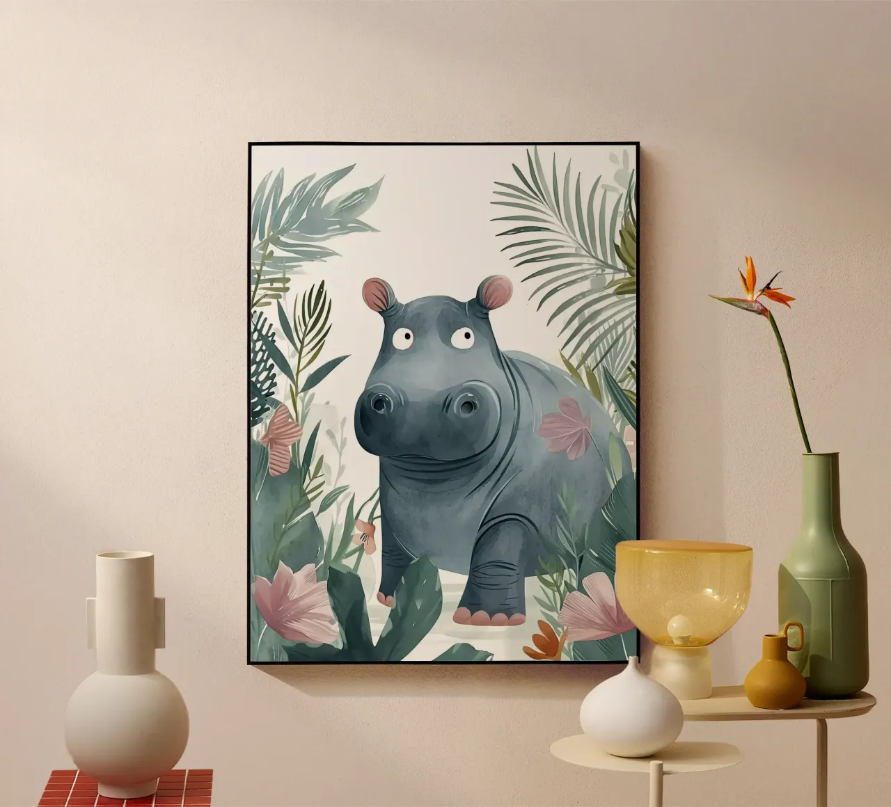 Ippopotamo plexiglass da Damion Francis