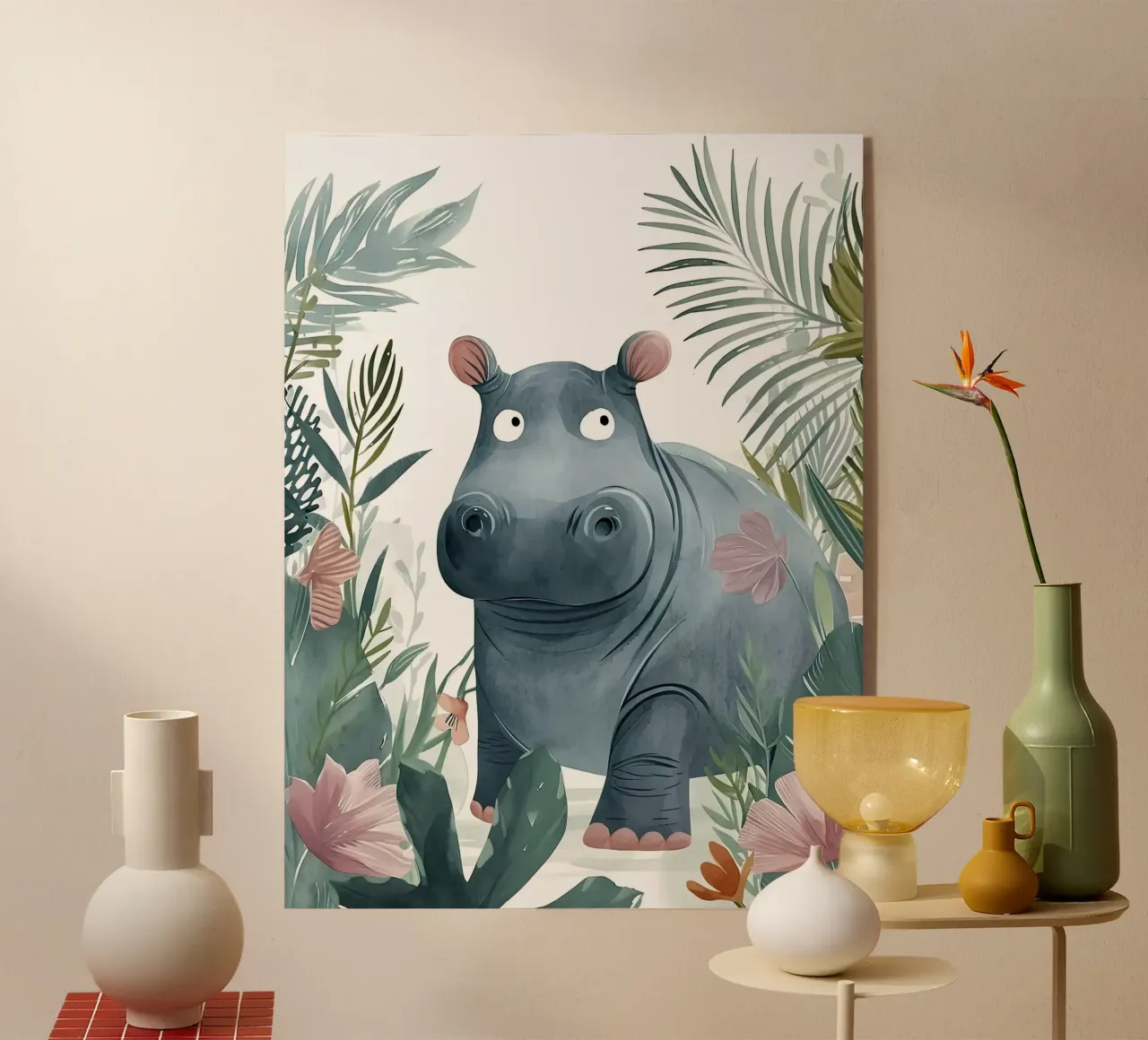 Ippopotamo plexiglass da Damion Francis