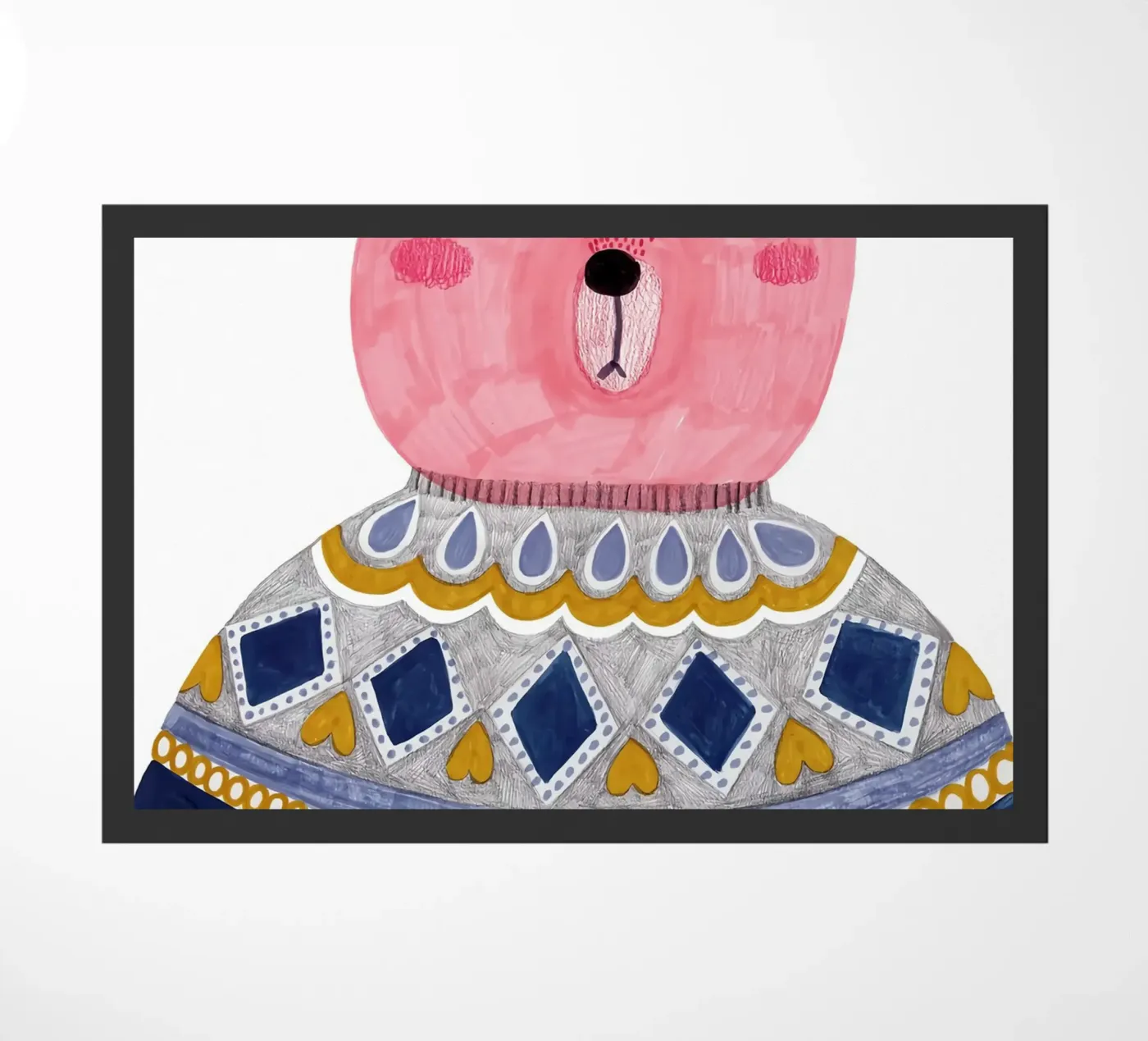 KING BEAR deurmat van Damion Francis