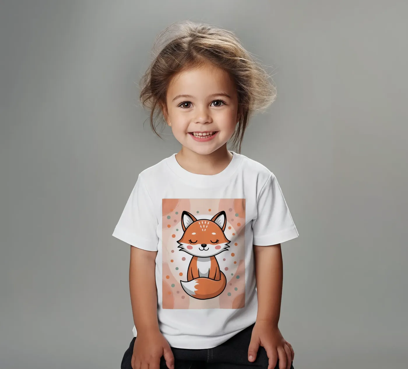 Fuchs Kinder T-Shirt von Damion Francis