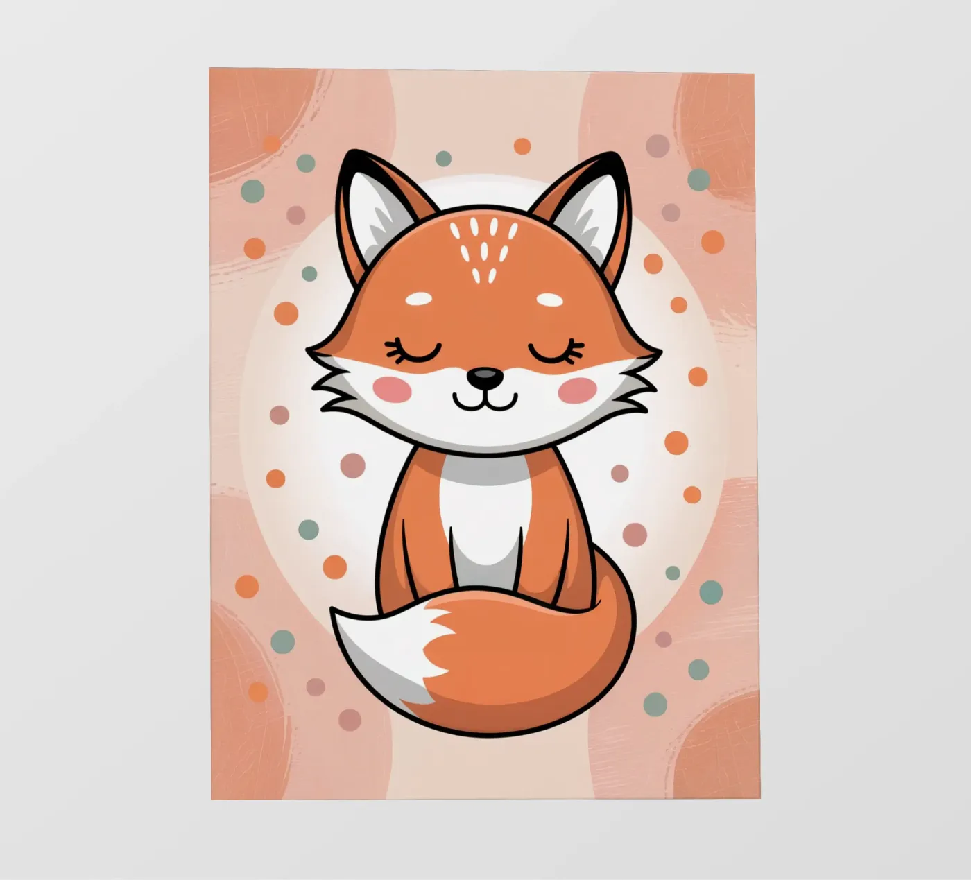 Fox fotobehang van Damion Francis