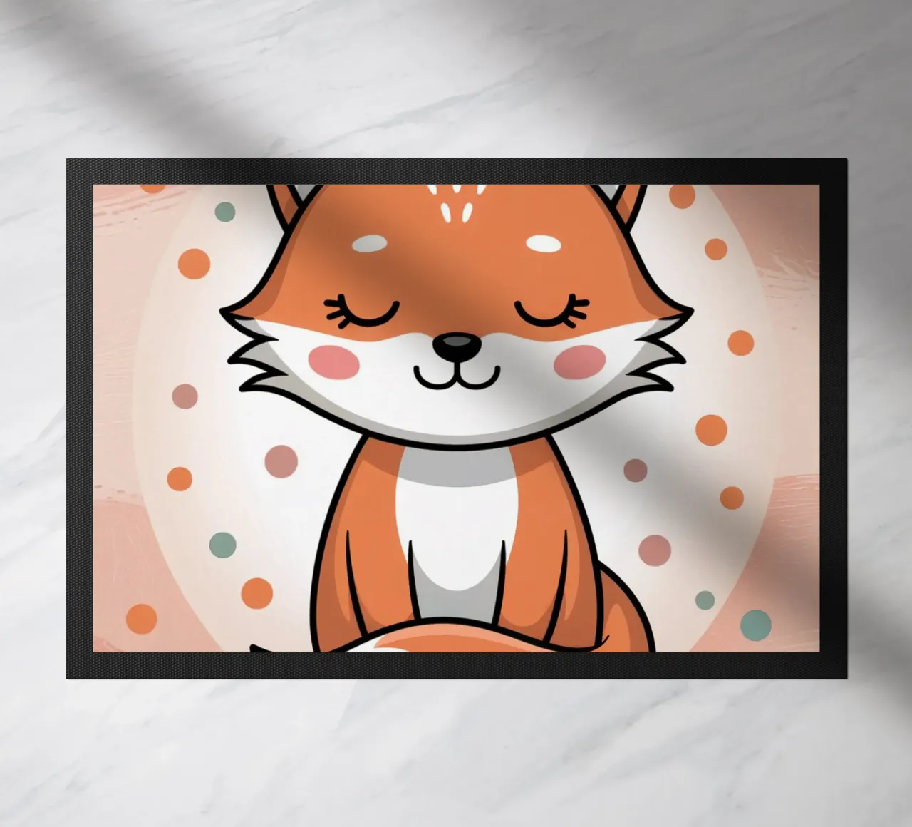 Fox doormat by Damion Francis