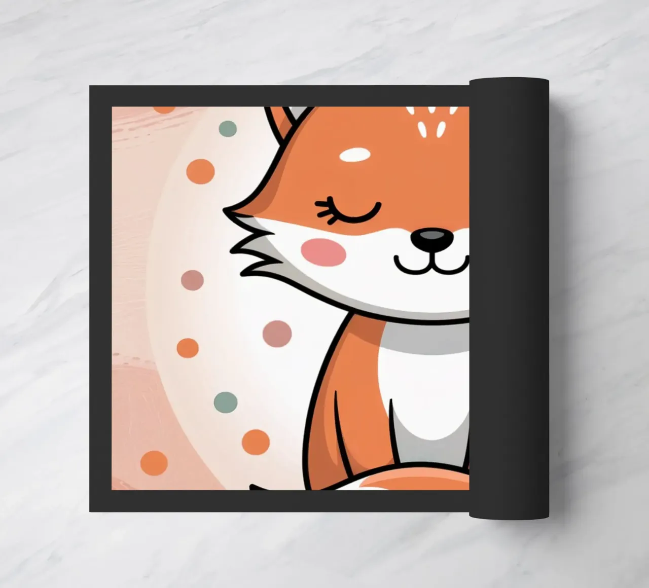 Fox doormat by Damion Francis