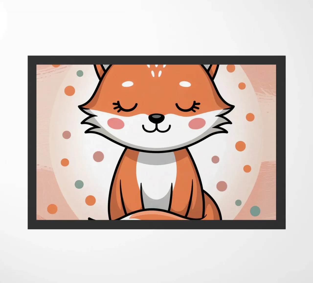 Fox doormat by Damion Francis