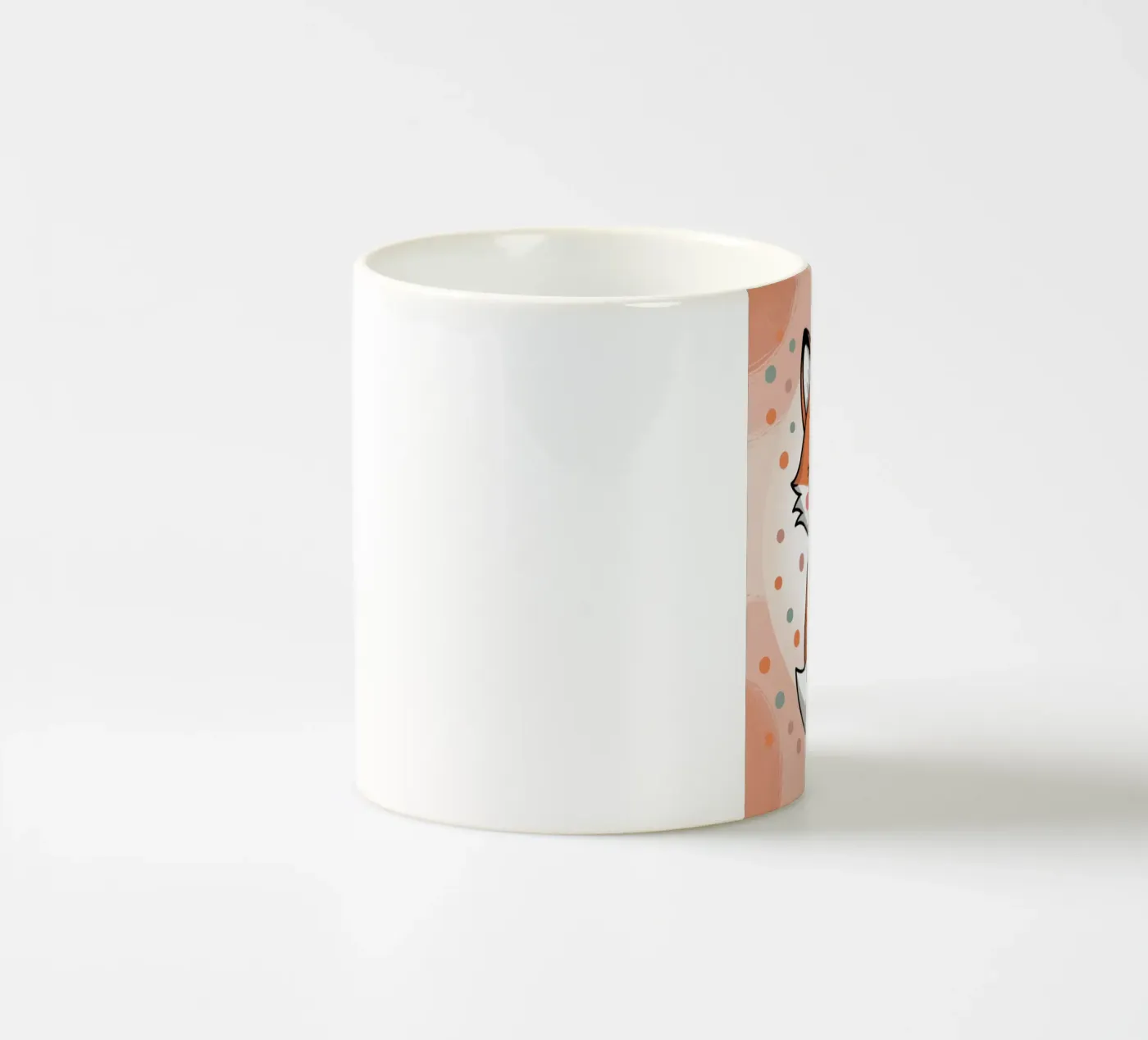 Fox ceramic mug by Damion Francis