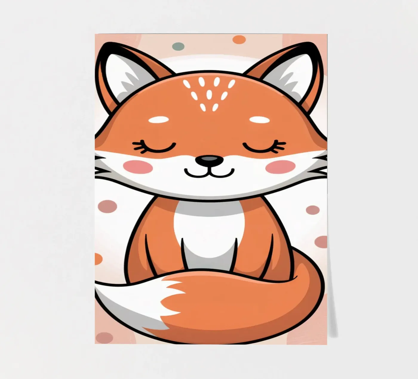 Fox sticker sheet by Damion Francis