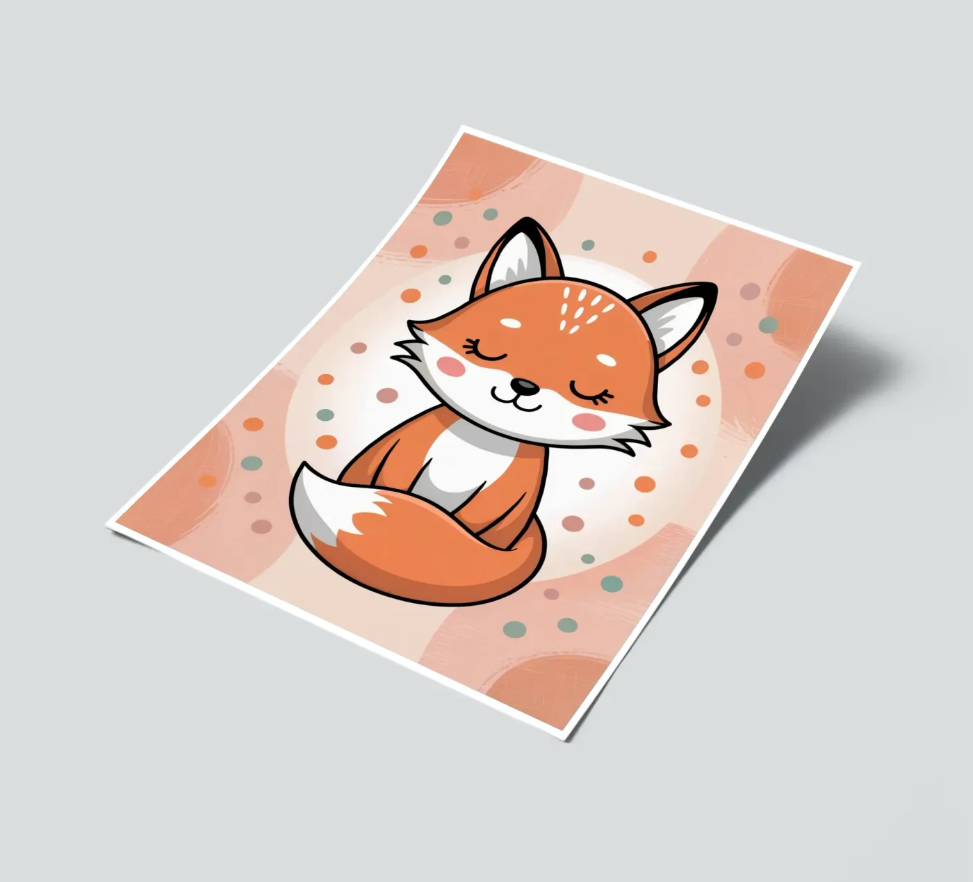 Fox sticker sheet by Damion Francis