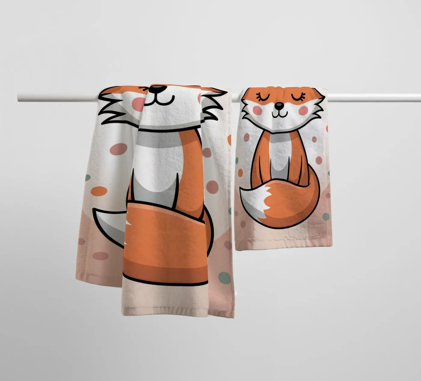 Fox badhanddoek van Damion Francis