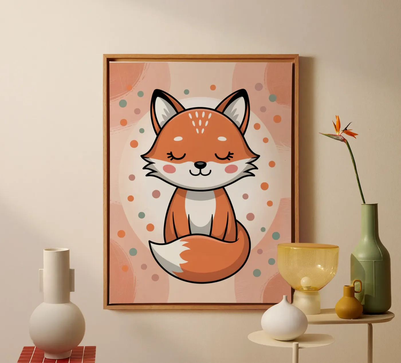 Fox canvas by Damion Francis