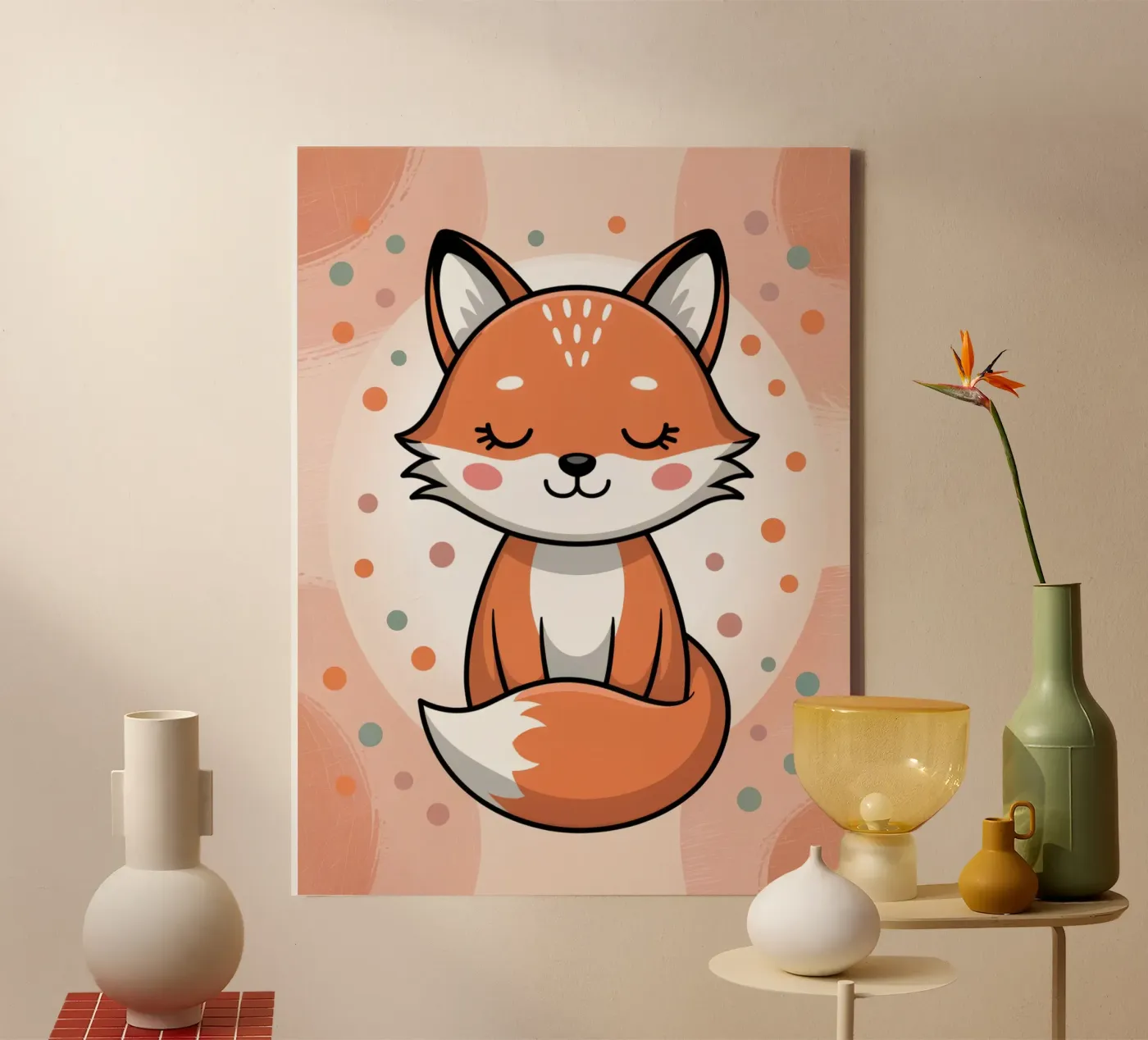 Fox canvas by Damion Francis