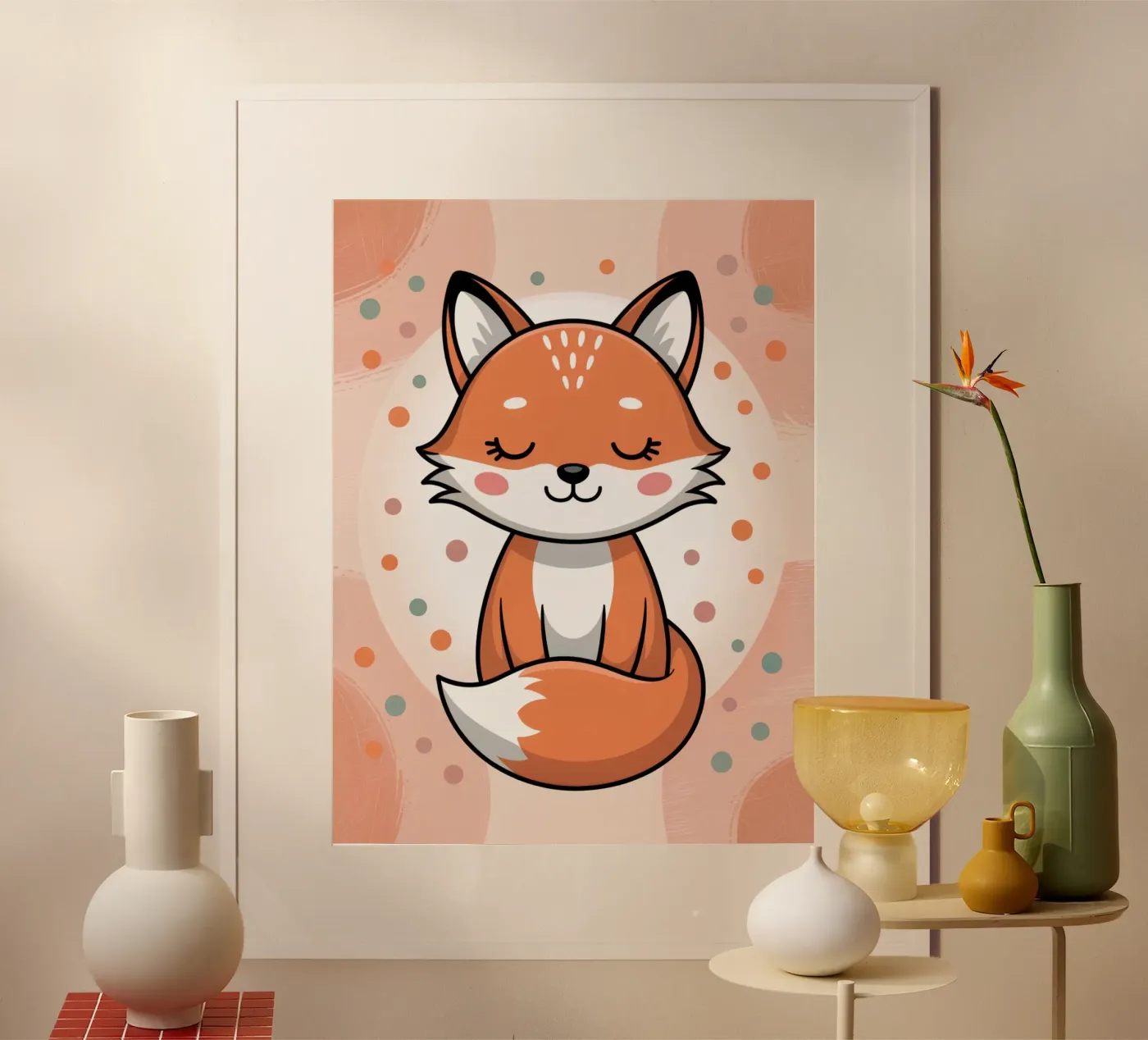 Fox poster van Damion Francis