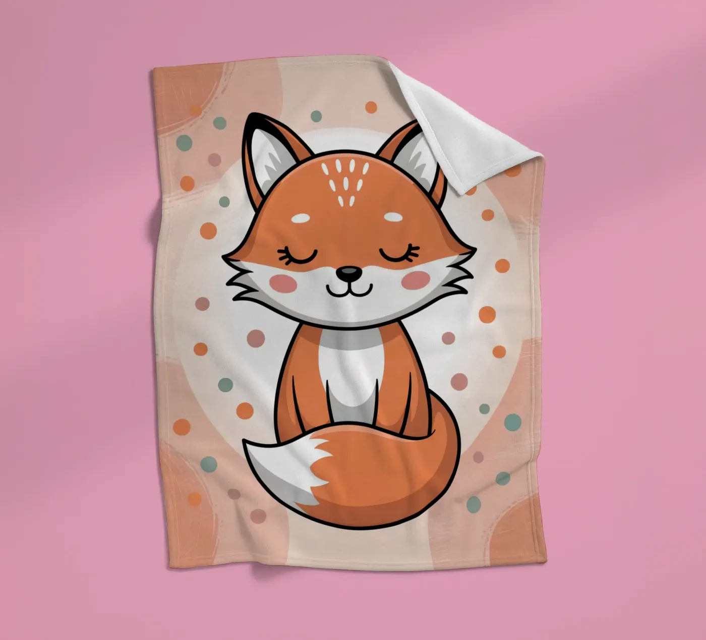 Fuchs Fleecedecke von Damion Francis