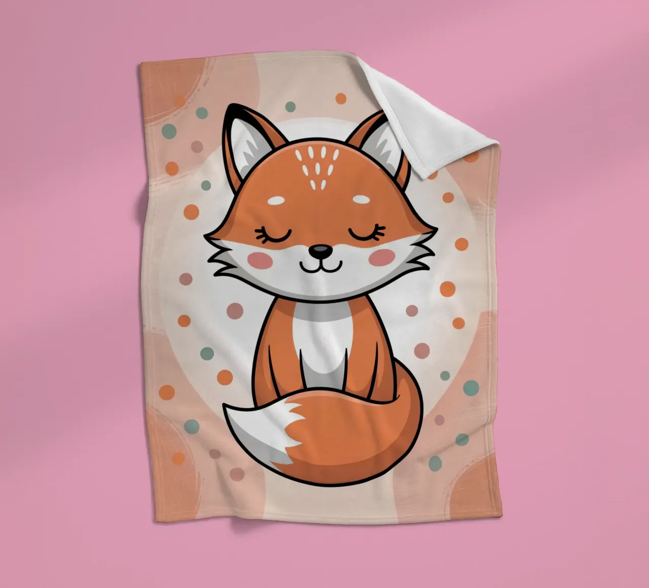 Fuchs Fleecedecke von Damion Francis