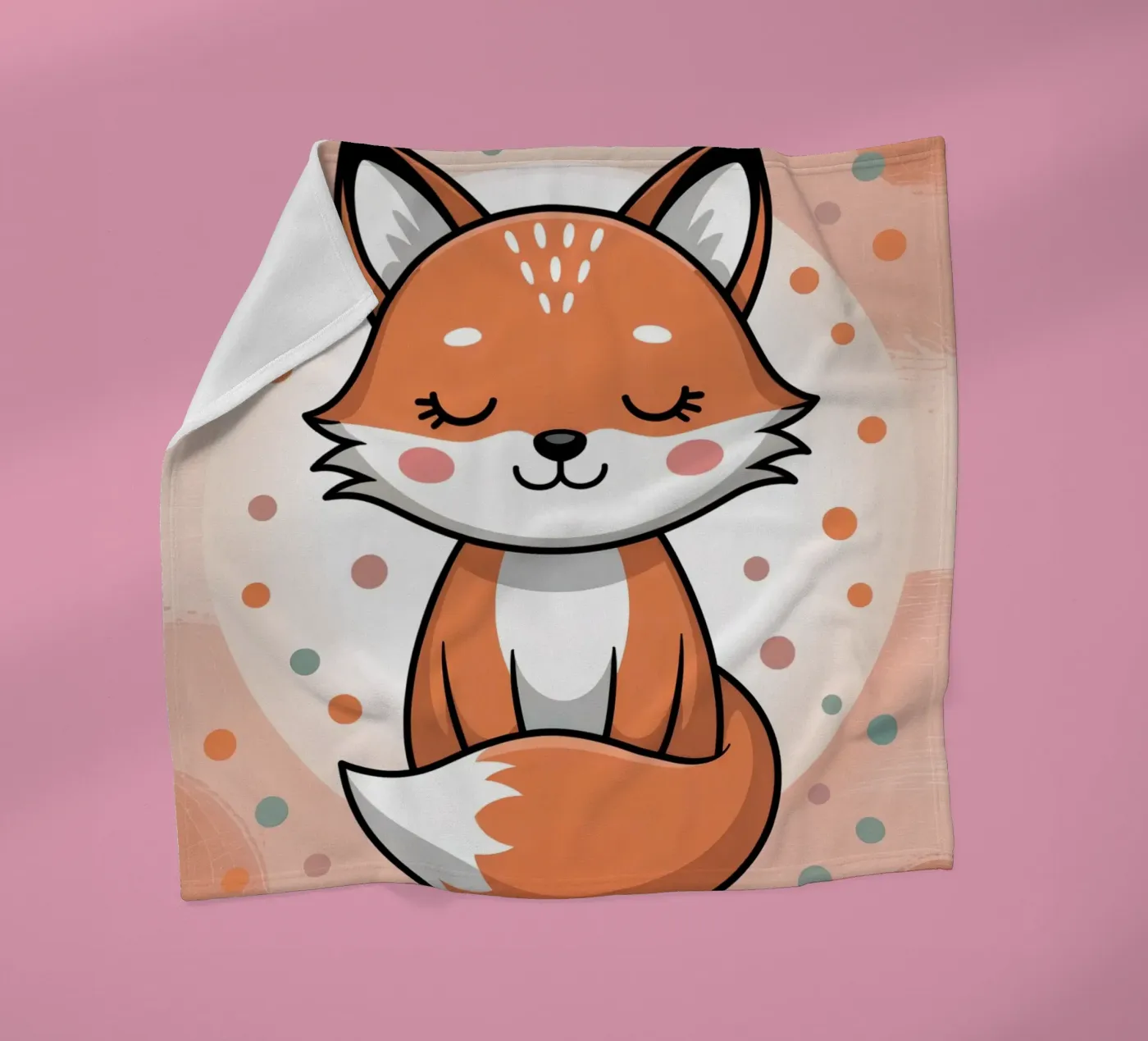 Fuchs Fleecedecke von Damion Francis