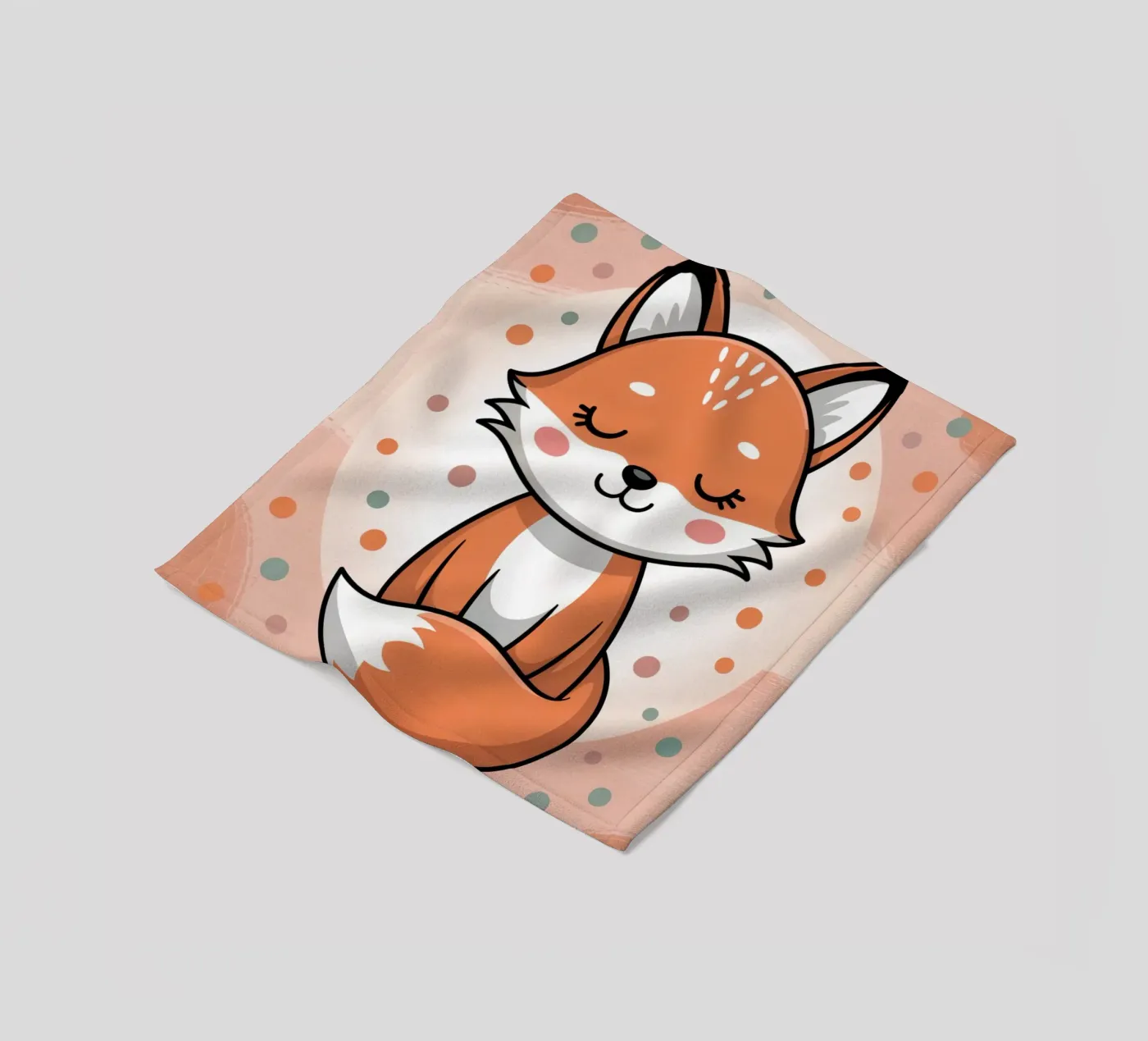 Fuchs Fleecedecke von Damion Francis