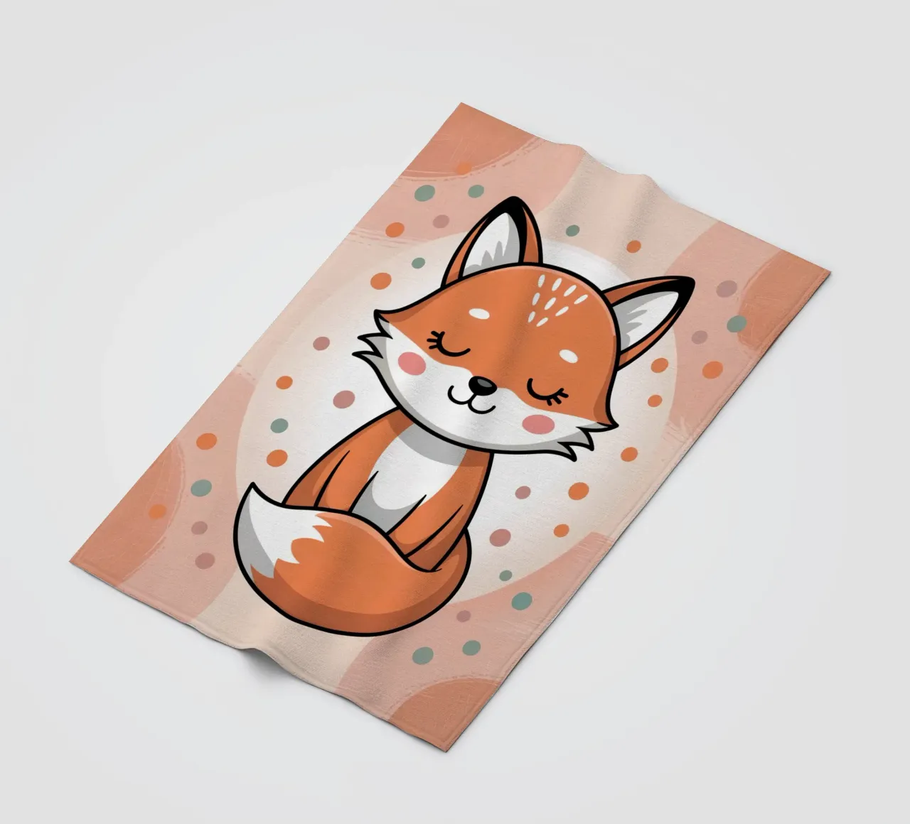 Fuchs Fleecedecke von Damion Francis