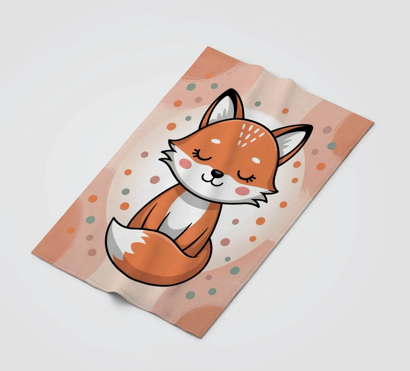 Fuchs Fleecedecke von Damion Francis