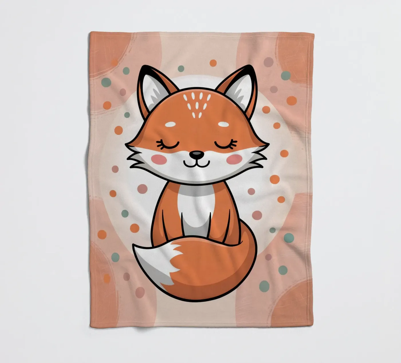 Fuchs Fleecedecke von Damion Francis