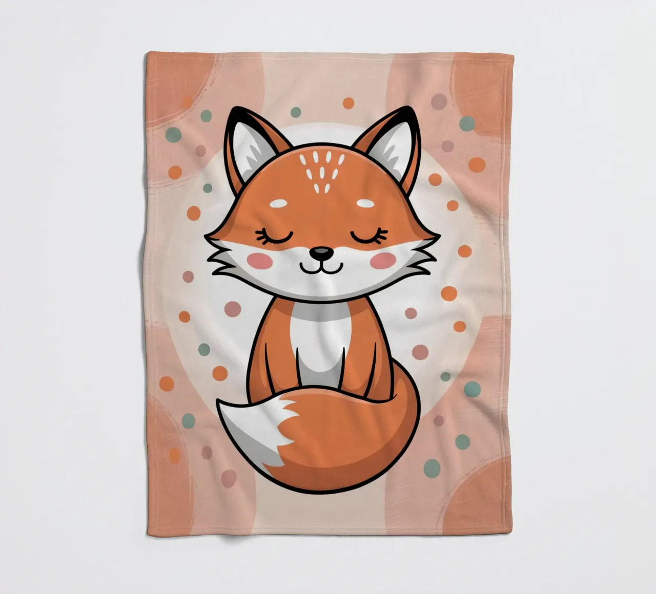 Fuchs Fleecedecke von Damion Francis