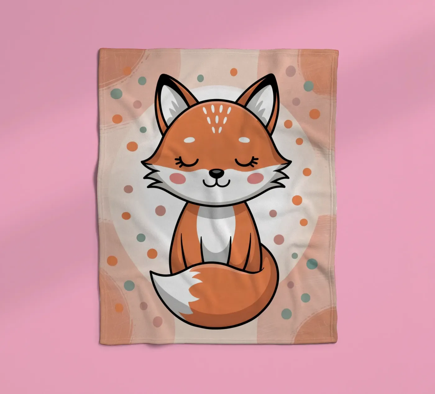 Fuchs Fleecedecke von Damion Francis